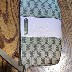 Michael Kors Beige and Pink Signature Bag